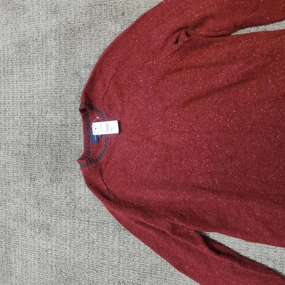 Brooks Brothers Sweater Red Long Sleeve Lambswool Men's Size Small NWT - Picture 7 of 8